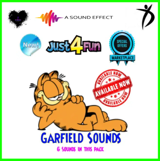 Second Life Marketplace [Fusion Dancer] Garfield Sounds Add Me